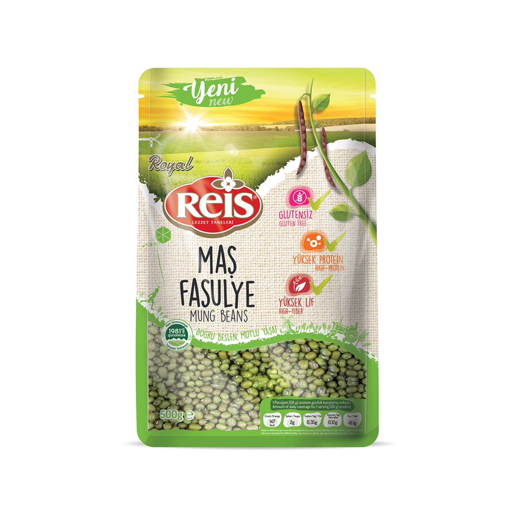 Reis Mung Beans – 500 g