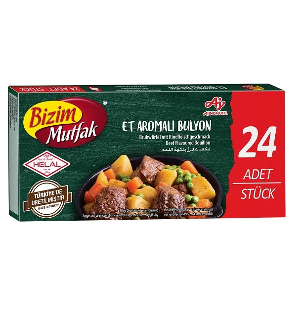 Bizim Mutfak Beef Flavoured Bouillon – 24 Pieces