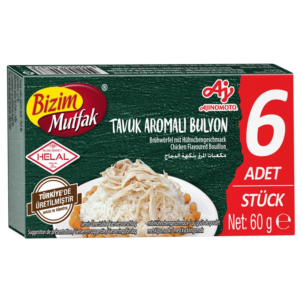 Bizim Mutfak Chicken Flavoured Bouillon – 6 Pieces