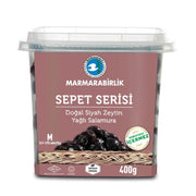 BLACK OLIVES 410gr MARMARA M(261-290)