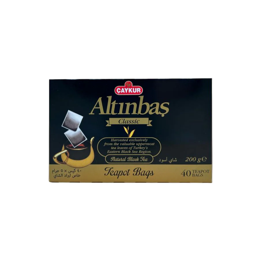 Çaykur Altinbaş Classic Teapot Bags – 40 x 5 g (200 g)