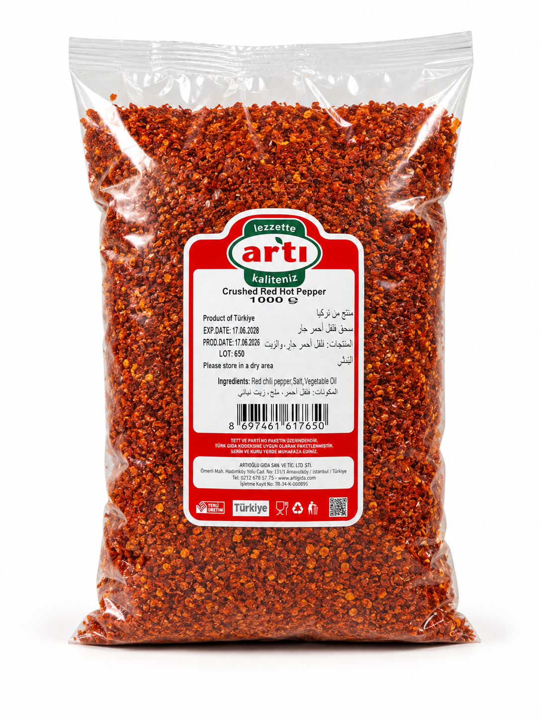 Artı Crushed Red Hot Pepper 1 kg