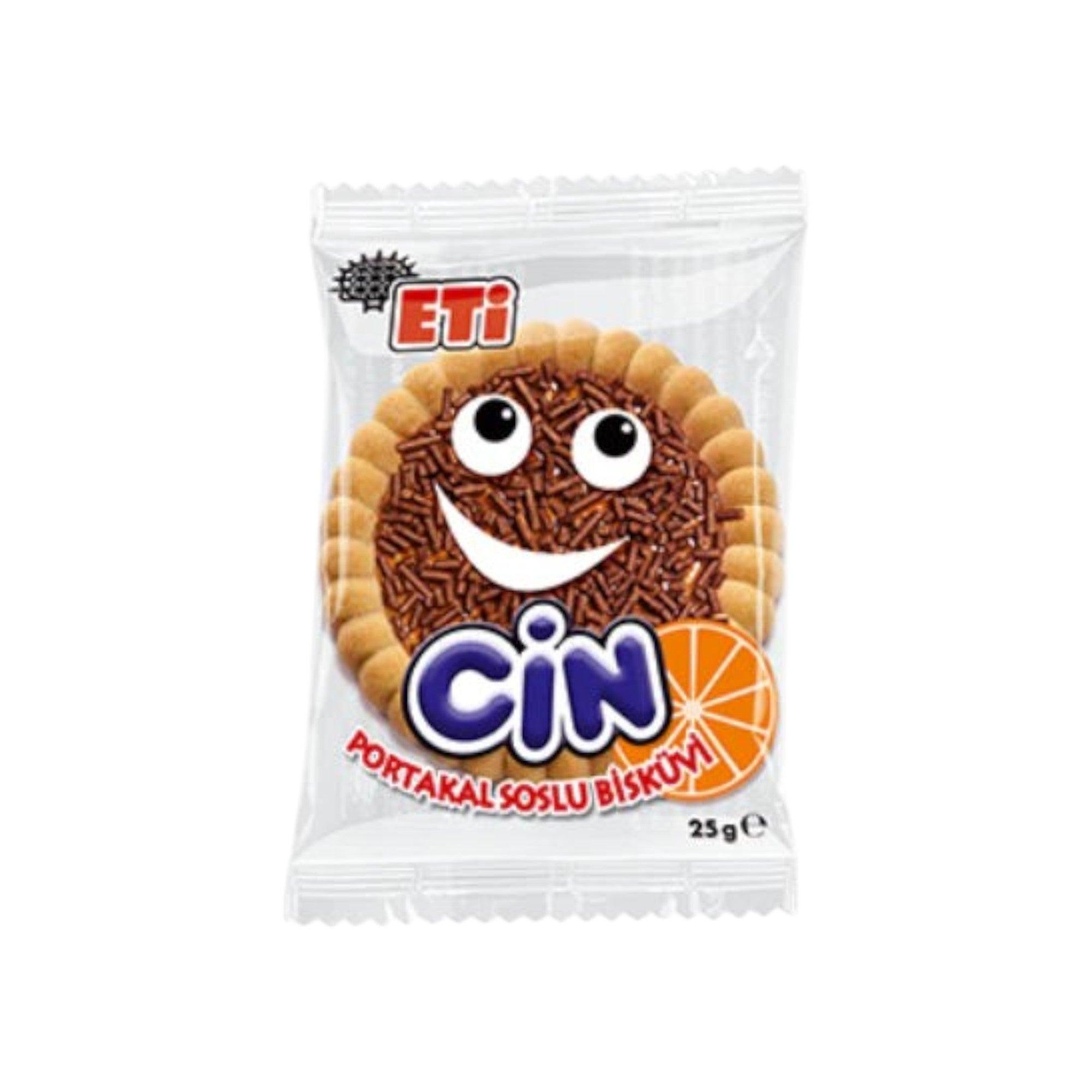 ETI CIN BISCUIT WITH ORANGE SAUCE 25gr