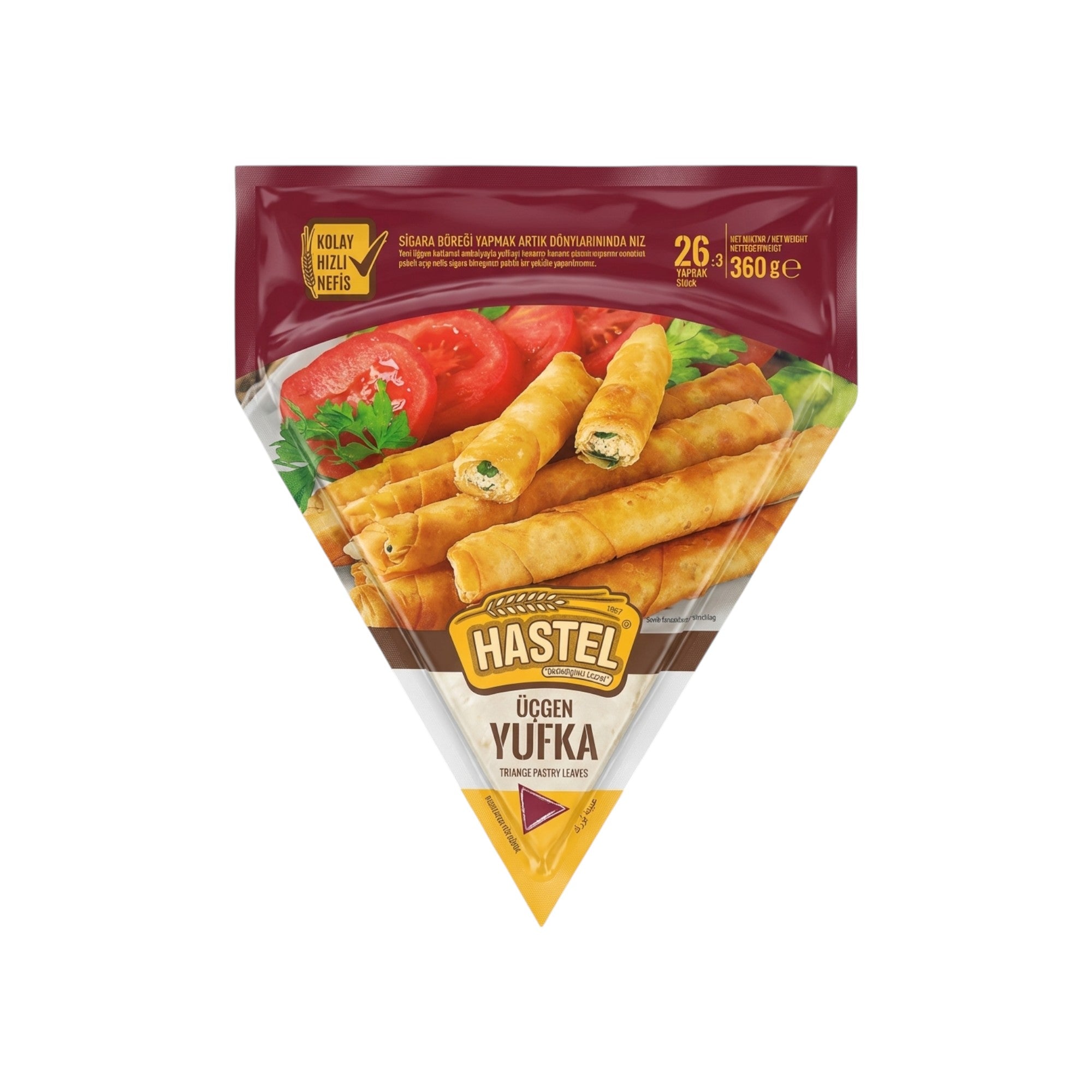 PHYLLO TRIANGLE 26PCS 360gr HASTEL