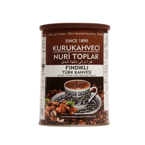 NURI TOPLAR TURKISH COFFEE WITH HAZELNUT 250G