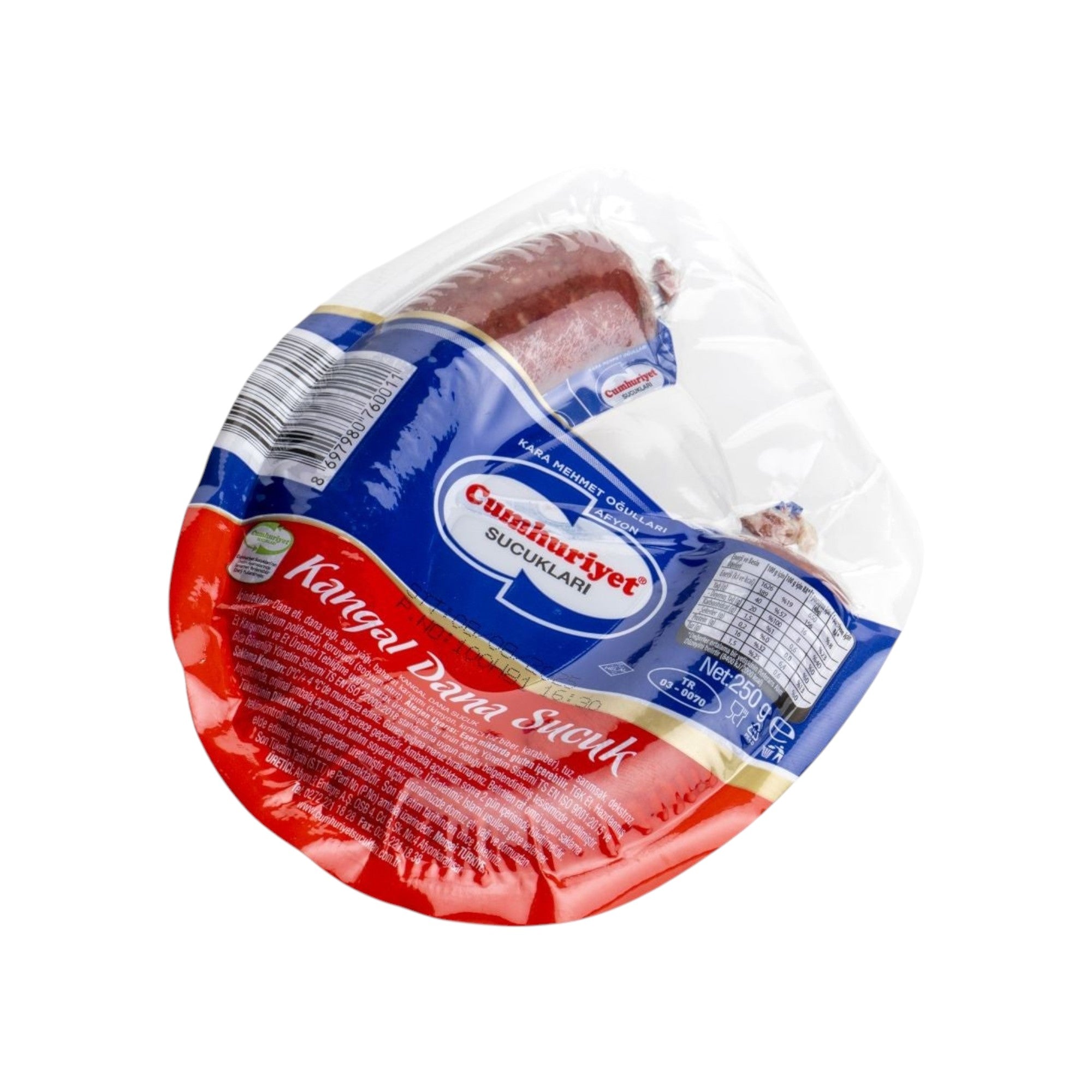 CUMHURIYET FERMENTED KANGAL SUJOUK 250g