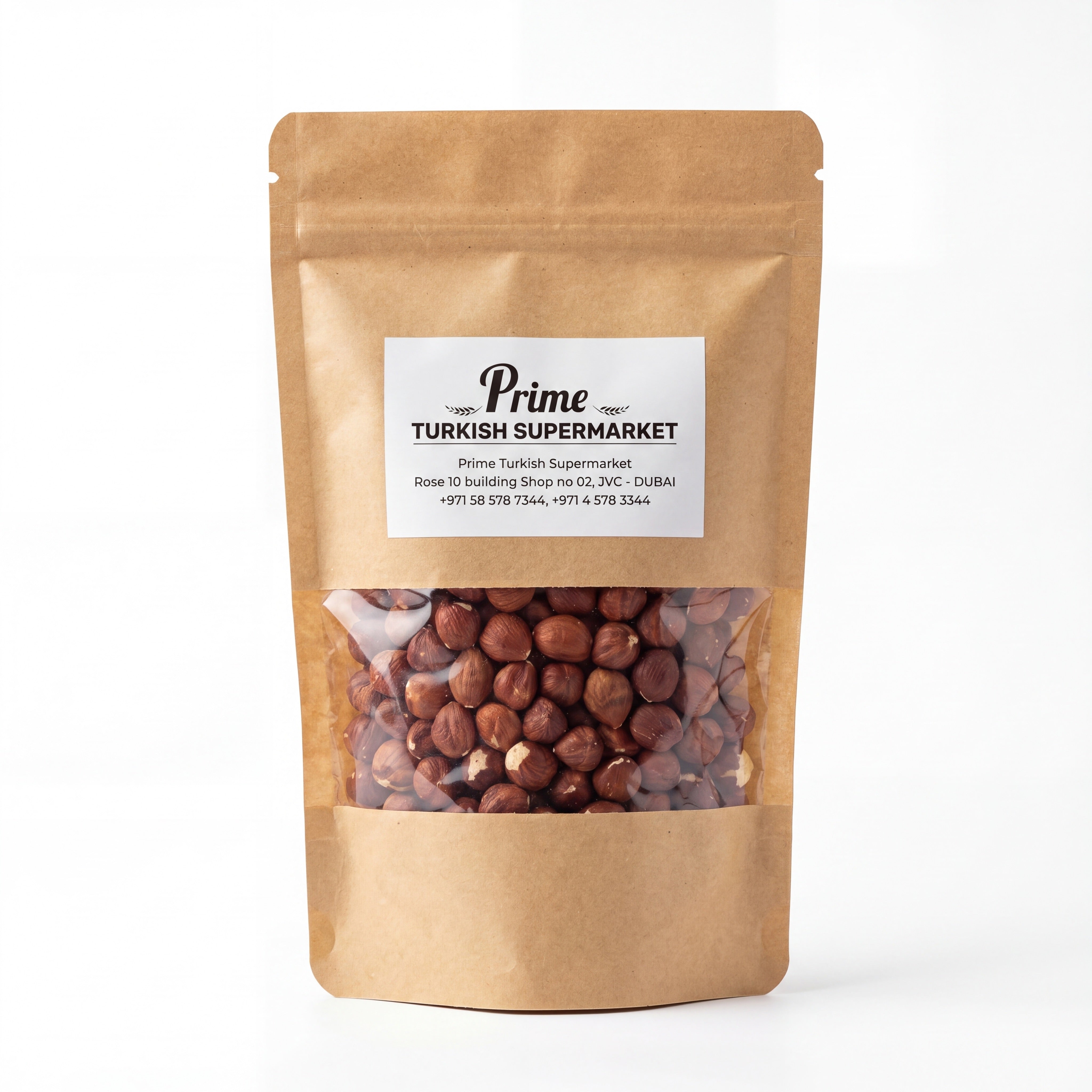 PRIME HAZELNUT KERNALS NATURAL ± 200g