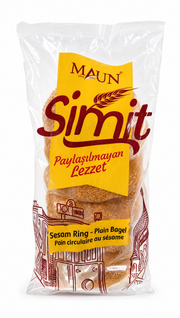 MAUN PLAIN BAGEL 80%BAKED 110gr X 5PCS