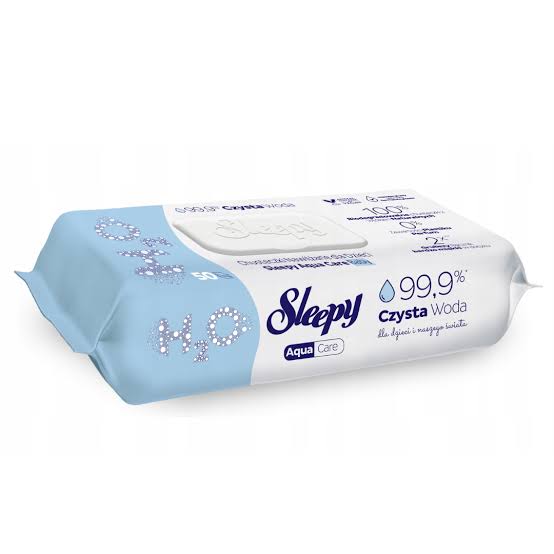 SLEEPY AQUA BABY WIPES 50PCS