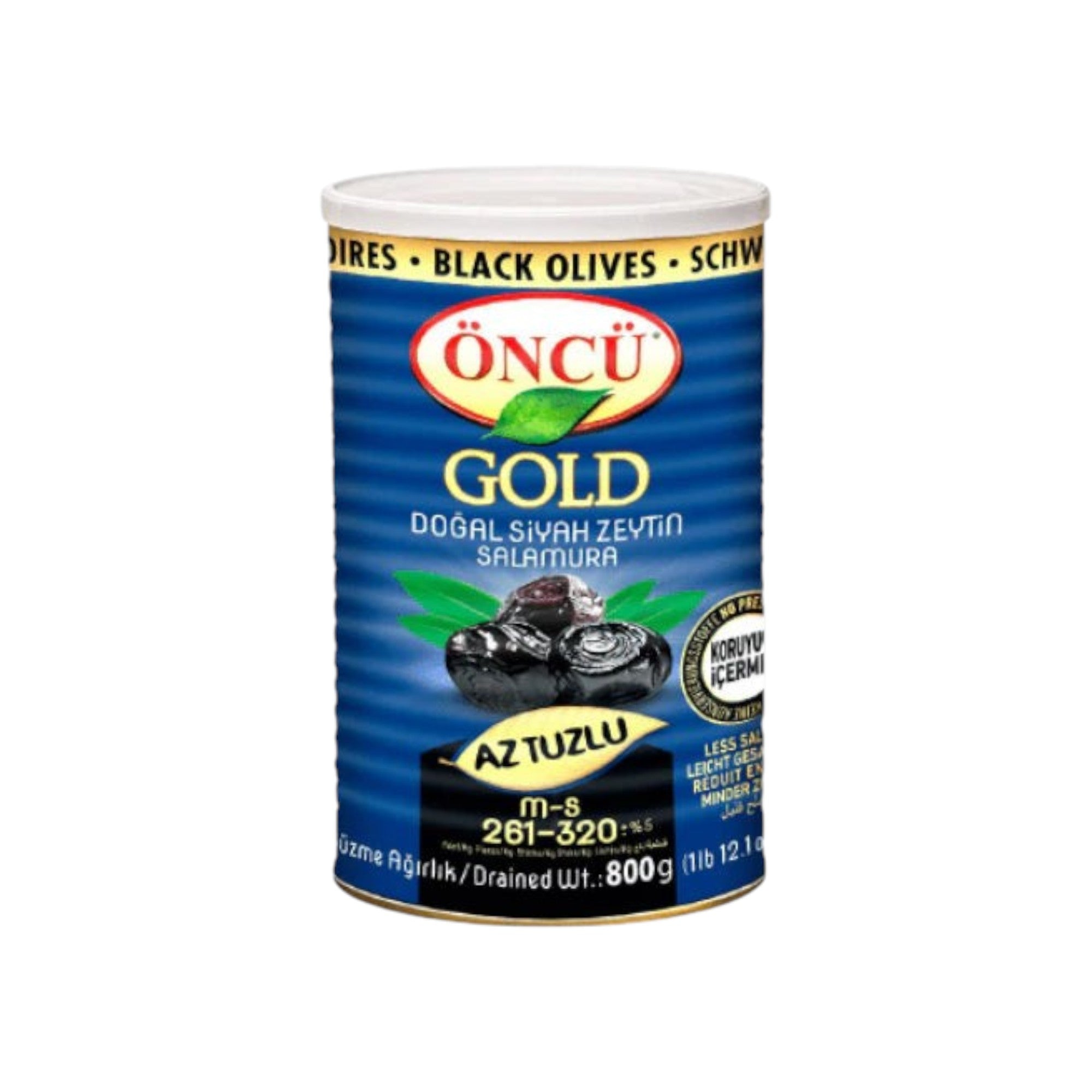 BLACK OLIVES ONCU GOLD SIYAH ZEYIN 800gr