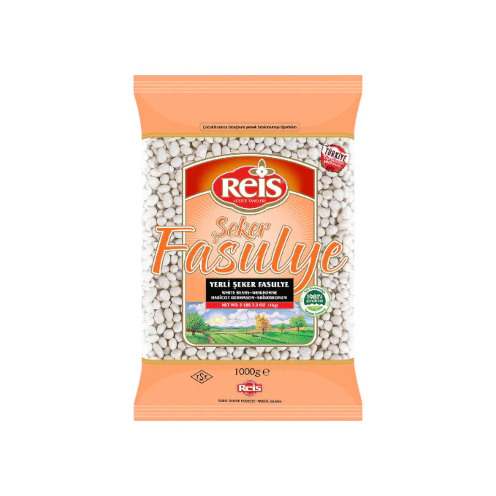 REIS WHITE SUGAR BEANS 1000G