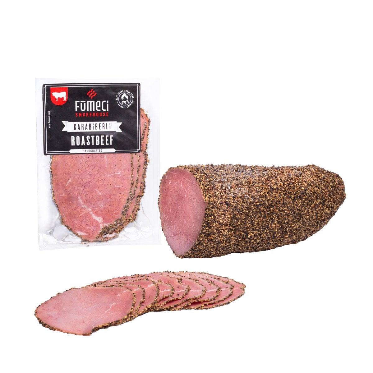 FUMECI ROAST BEEF WITH BLACKPEPPER ± 100g