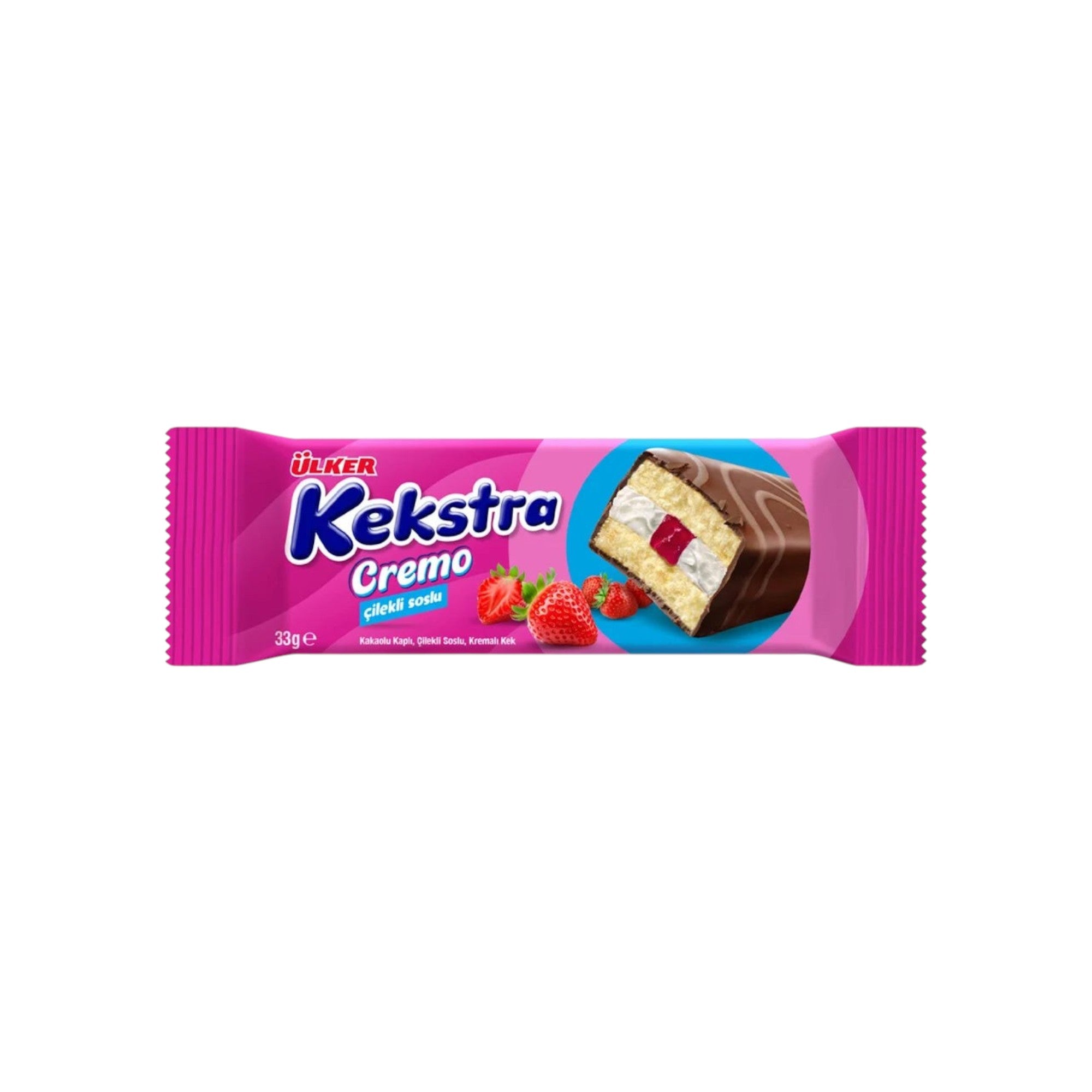 ULKER KEKSTRA CREMO (Strawberry) 33g