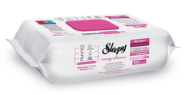 SLEEPY LILIUM BOUQUET, EASY CLEAN MULTI-SURFACE CLEANING WIPES 100 SHEETS
