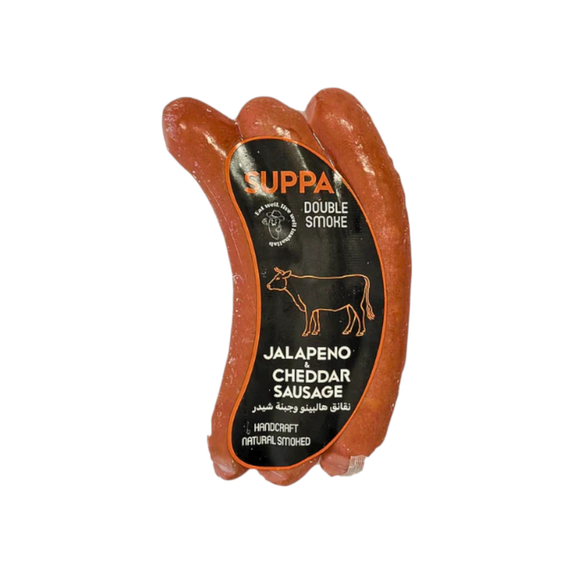 JALAPENO&CHEDDAR BEEF SAUSAGE 250g SUPPA