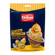 CRISPY COATED ROASTED PENUTS WITH SOUR CREAM & ONION FLAVOUR 140gr